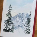Learn to paint watercolor mountains in my new Skillshare class! Use this link to take the class for free 🙌🏻