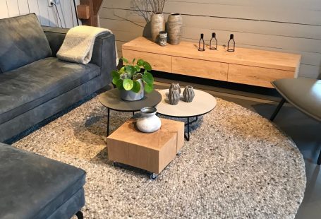 Wollen vloerkleed Rond geheel op maat mogelijk - Woonwinkel Alle Pilat
