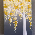 Gele en grijze geweven kunst  Origineel Acryl schilderij op Canvas  Grootte: Selecteer bij de kassa Diepte: 1.5 Kleur: Bright gelukkig tinten van geel variërend van een bleke zonnige schaduw tot een enigszins mosterd Toon bovenop een vervaagde grijze achtergrond... En natuurlijk vol met mooie