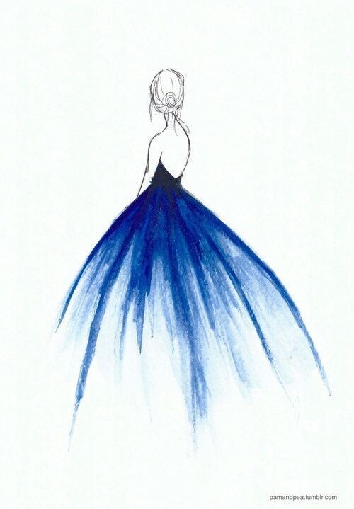 beautiful, drawing, and blue image