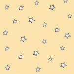 minimalist stars wallpaper with pastel yellow background