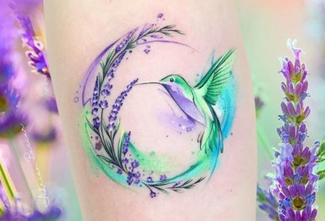 watercolor humming bird tattoo ©️️ tattoo artist Adrian Bascur 💕🐤🌺...  #Adrian #artist #Bascur #bird #humming