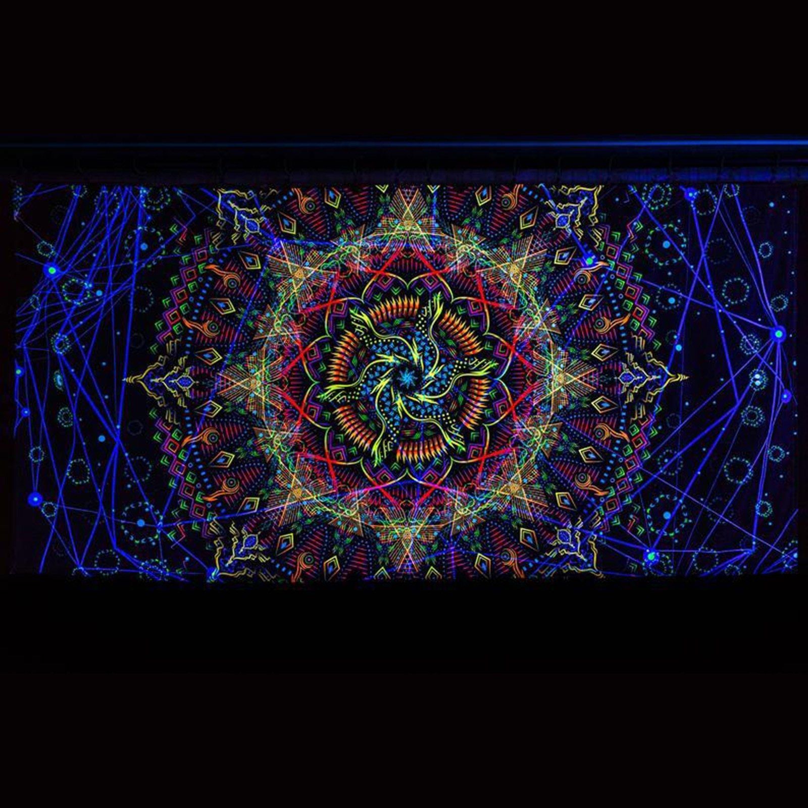 2021Active Tapestry Psychedelic Wall Hanging Multiple Colorful Hippie Tapestries Art Background Wall Covering Home Decor