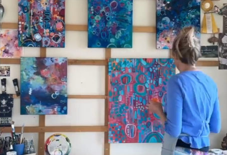 Abstract Painting with Andrea Garvey