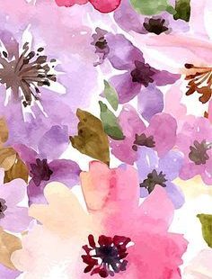 Acuarela Floral Background