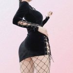CHINESE STYLE THIGHT LONGSLEEVE DRESS