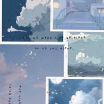 Cloud collage wallpaper