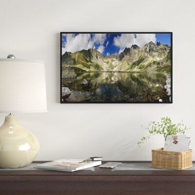 This beautiful lake house landscapes framed canvas art is printed using the highest quality fade resistant ink on canvas. Size: 18