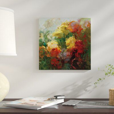 The artwork is crafted with 100% cotton artist-grade canvas, professionally hand-stretched and stapled over pine-wood bars in gallery wrap style, a method utilized by artists to present artwork in galleries. Fade-resistant archival inks guarantee perfect color reproduction that remains vibrant for decades even when exposed to strong light. Add brilliance in color and exceptional detail to your space with the contemporary and uncompromising style of East Urban Home. Size: 26