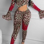 Product Name Purple Fashion Sexy Print Leopard Basic O Neck Long Sleeve Two Pieces Item NO. L52129632421 Weight 0.5850 kg = 1.2897 lb = 20.6353 oz Category TWO PIECES Tag Long Sleeve , Sexy , Fashion , Print , Flare Sleeve , Skinny , O Neck , High Waist , Leopard , Short , Polyester , Yes(Elastic) , Basic , Two-pieces , Full Print , Elastic Waist , Pencil Material Polyester Style Fashion,Sexy Pattern Type Print,Leopard Element Basic Neckline O Neck Elastic Yes(Elastic) Sleeve Style Flare Sleeve Sleeve Length Long Sleeve Suit Type Two-pieces Fit