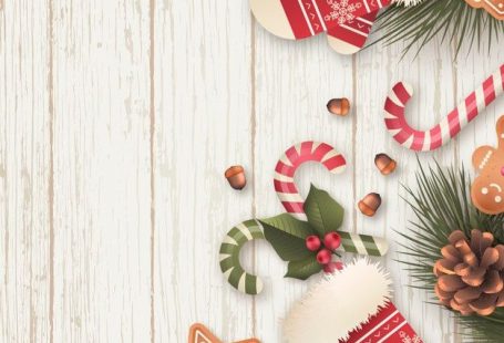 Fondo de navidad vertical realista con c...