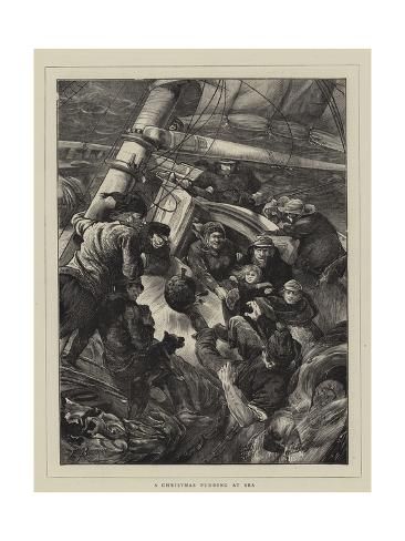 Size: 24x18in A Christmas Pudding at SeaWe have more Edwin Buckman Posters. Choose from our catalog of over 500,000 posters!