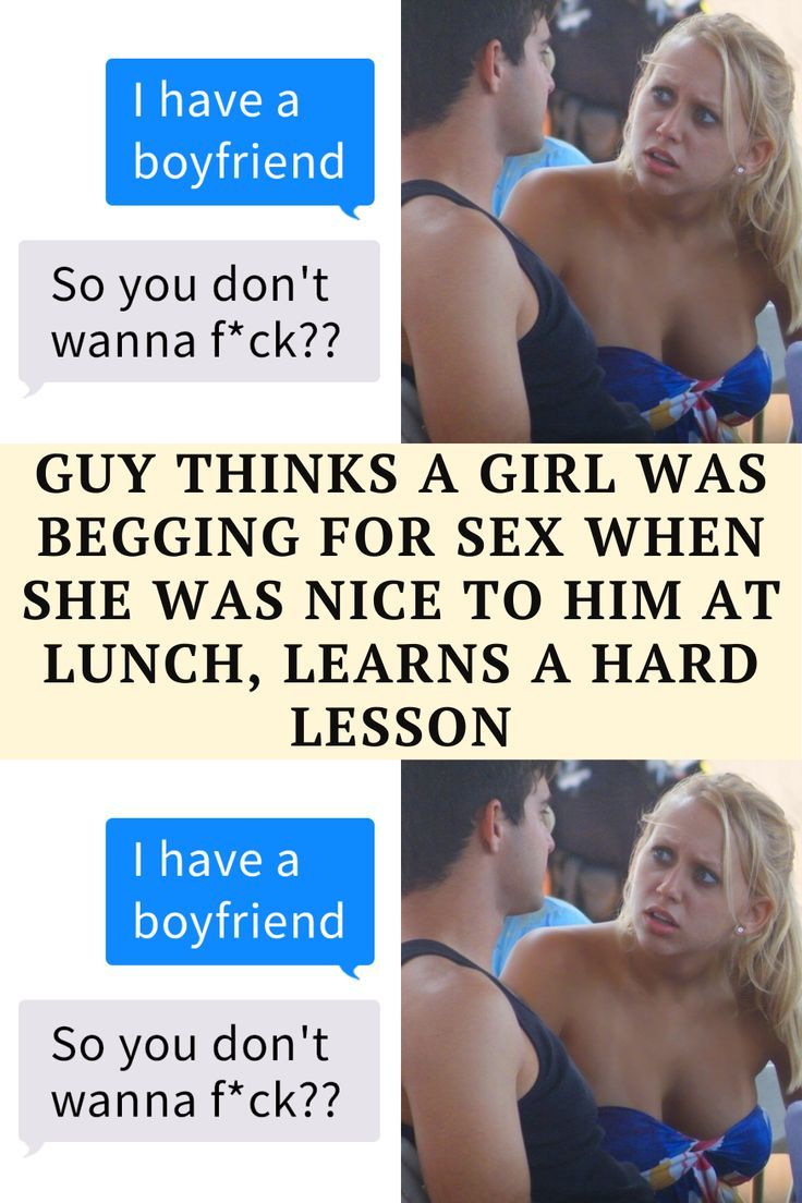 Have you ever been nice to your neighbor? The bus driver? Was it because you desperately wanted to have sex with them?