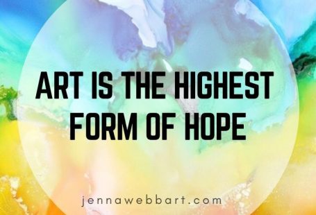 Jenna Webb Art—Advanced Alcohol Ink Techniques and Tips to Sell Art Online