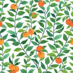 Orange Crush Wallpaper by Nathan Turner for Wallshoppe