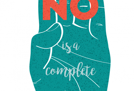 No Is A Complete Sentence (Wallpaper - Phone)