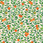 Orange Crush Wallpaper by Nathan Turner, Peach
