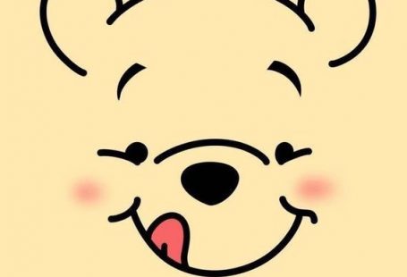 Pooh Smiley Face SVG  Cricut Cut File  Silhouette Cut File  | Etsy