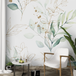 Self Adhesive Eucalyptus Leaves and Branches Removable Wallpaper – CostaCover
