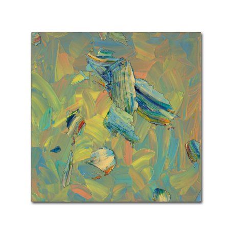 Artist: James W. JohnsonSubject: AbstractStyle: EclecticProduct Type: Gallery-Wrapped Canvas ArtThis ready to hang, gallery-wrapped art piece features an abstract scene showing green shapes filling the <a href=