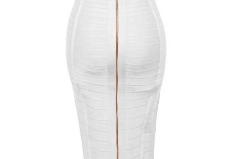 Silhouette: PencilMaterial: PolyesterMaterial: SpandexDecoration: zipperWaistline: NaturalPattern Type: SolidDresses Length: Above Knee, MiniFabric Type: KnittedGender: WOMENLength: 58cmsize: XS S M L XL XXL