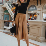 Невероятно красивые образы с юбками миди на грядущую осень