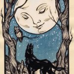 Fyodor Pavlov The Moon Tarot Art Print