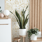 This is a special print because it straddles the lines of floral and neutral texture so perfectly. While this is undeniably a floral pattern, it