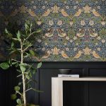 This wallpaper exquisitely showcases one of Morris & Co.