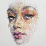 Self-Taught Artist Makes Amazing Female Portraits Based On Doodles