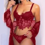 Sexy Embroidery Lace Lingerie Women Wireless Bra Thong Sexy Underwear Set Perspective Sexy Sensual Lingerie Hot Erotic Costumes