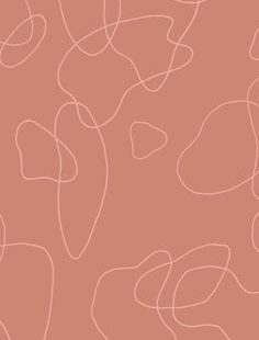 Terracotta Doodle Background Abstract Wallpaper Mural | Hovia