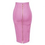 Silhouette: PencilMaterial: PolyesterMaterial: SpandexDecoration: zipperWaistline: NaturalPattern Type: SolidDresses Length: Above Knee, MiniFabric Type: KnittedGender: WOMENLength: 58cmsize: XS S M L XL XXL