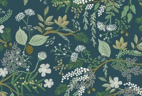 Juniper Forest Peel & Stick Wallpaper in Pine by York Wallcoverings