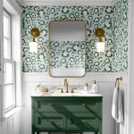 Make your home pop with this leopard spots wallpaper. This chic leopard print wallpaper is available in peel & stick or traditional (applied with paste).