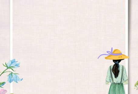 Fresh Cartoon Character Border Background