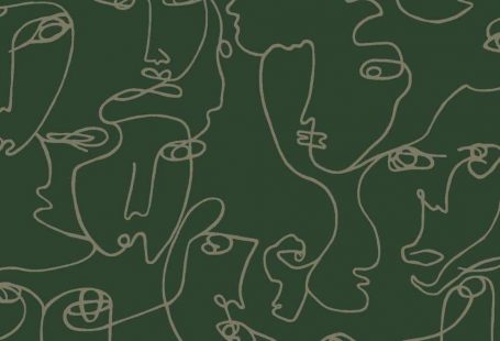 Walls Republic 57 sq. ft. Green The Art of Expression Easy to Remove Abstract Wallpaper R7346 - The Home Depot