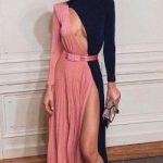 Wedding Guest Dresses For Every Seasons And Style ★  wedding guest dresses maxi dress with long sleeves sexy neckline elisabettafranchi