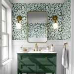 Make your home pop with this leopard spots wallpaper. This chic leopard print wallpaper is available in peel & stick or traditional (applied with paste).