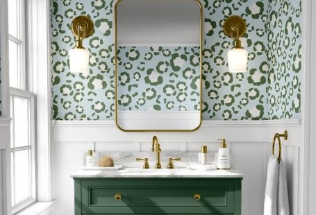 Make your home pop with this leopard spots wallpaper. This chic leopard print wallpaper is available in peel & stick or traditional (applied with paste).