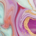 Color Abstract Marble Pattern Mobile Phone Wallpaper Background