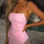 Ainda na vibe do rosinha 🥰 Vestido balada ❤️