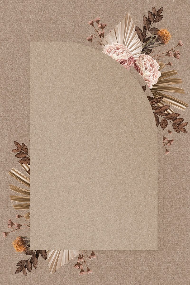 Download premium psd / image of Paper card frame psd, floral border aesthetic design background by Kappy about vintage background gold brown frame, floral wedding border, frame gold, brown wedding design, and frame 4079772