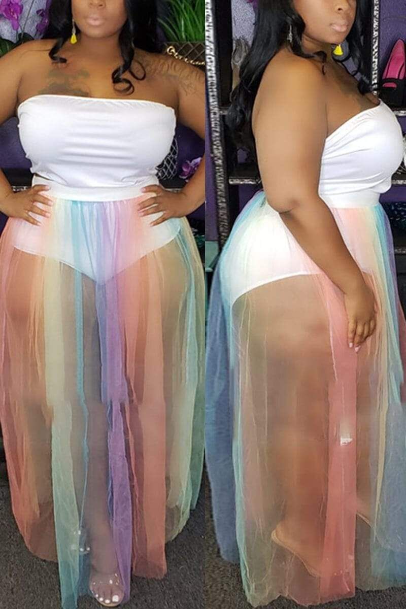 Size(in) Bust Waist Underwear Length Skirt Length XL 33.1 32.3 15.0 53.9 2XL 35.4 34.6 15.2 54.3 3XL 37.8 37.0 15.4 54.7 4XL 40.2 39.4 15.6 55.1 5XL 42.5 41.7 15.7 55.5