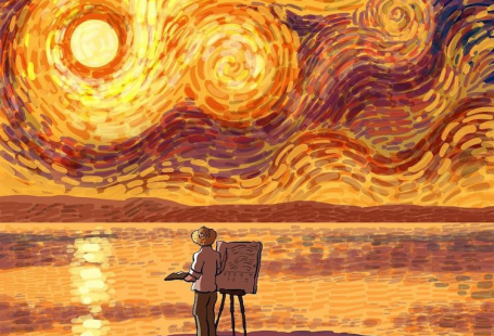 Vincent van Gogh Fan Illustrates the Dutch Artist's Life in a Colorful Comic Series