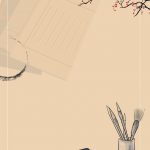 Word Calligraphy Poster Background