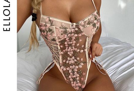 Decoration: LaceStyle: Sexy & ClubPattern Type: FloralFit Type: skinnyMaterial: polyesterItem Type: BodysuitsGender: WOMENFabric Type: Lace