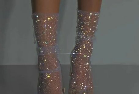 Women's Sexy Shiny Mesh Sheer Socks