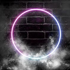 Abstract Neon Light Wall With Smoke Effect, Neon, Border, Frame PNG Transparent Clipart Image and PSD File for Free Download