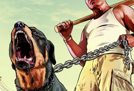 GTA 5 - Franklin with Rottweiler